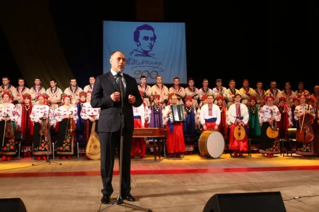 На Полтавщині відбувся урочистий захід з нагоди 200-річчя від дня народження Тараса Шевченка (Фоторепортаж) — фото 7