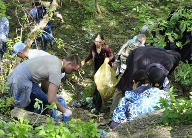 «Чиста Полтава» разом з активними полтавцями провела недільник на ставках в районі Огнівки (Фото) — фото 2
