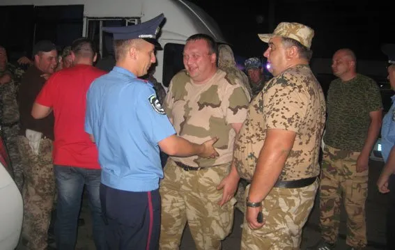 Працівники УДАІ в Полтавській області повернулися із зони АТО (Фото) — фото 1