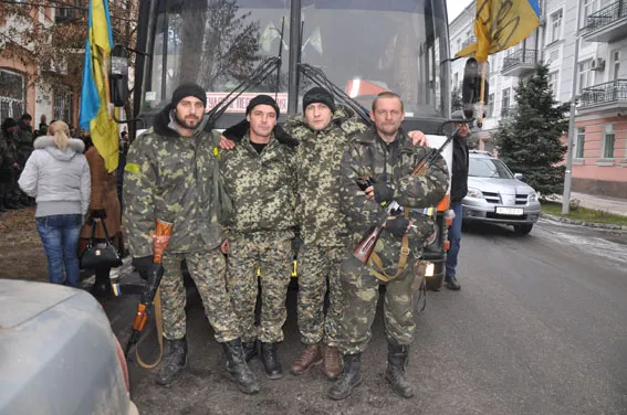 Понад 50 бійців спецбатальйону «Полтава» повернулиcя з зони АТО (Фоторепортаж) + (Відео) — фото 4