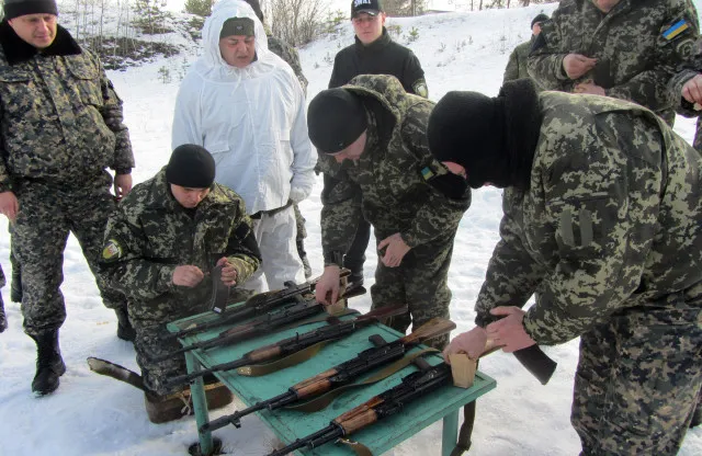 Під Полтавою відбулися тренування батальйону «Полтава» (Фото) + (Відео) — фото 2