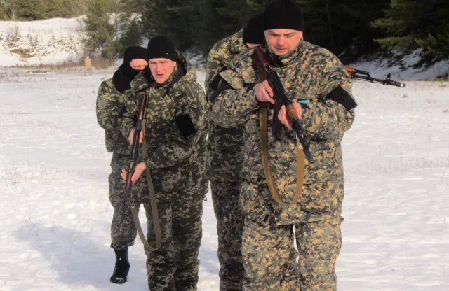 Під Полтавою відбулися тренування батальйону «Полтава» (Фото) + (Відео) — фото 3