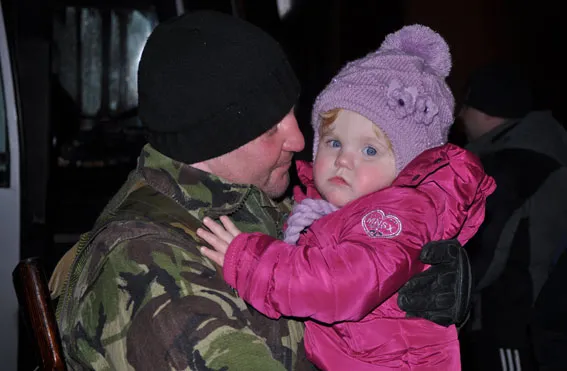 Полтава радісно вітала міліціонерів із поверненням додому з передової (Фото) — фото 1