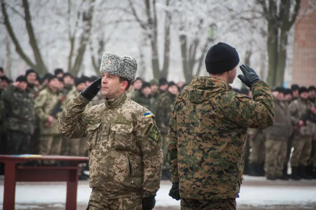 Полтавські військові зв’язківці прийняли присягу на вірність Україні (Фото) — фото 1
