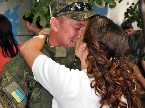 Бійці зведеного загону міліції Полтавщини, які повернулися зі зони АТО (фото) — фото 5